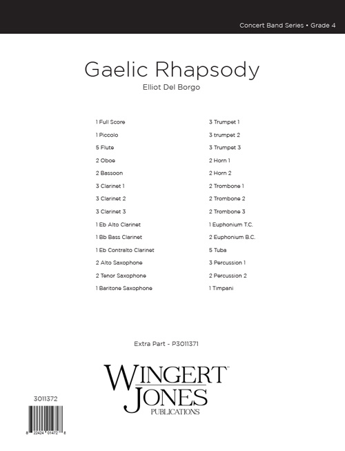 Gaelic Rhapsody (Score)