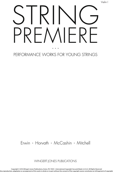 String Premiere - Violin 1