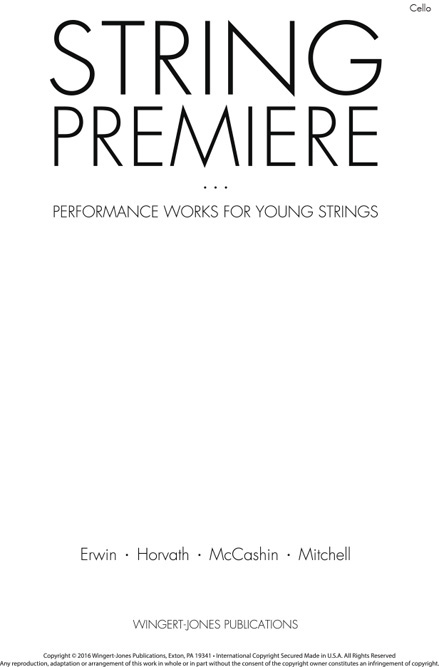 String Premiere - Cello