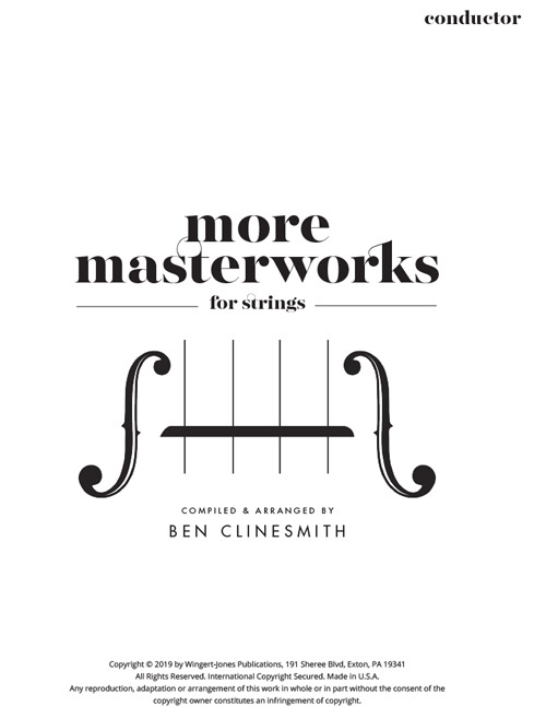 More Masterworks for Strings - Conductor