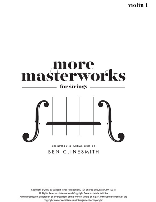 More Masterworks for Strings - Violin 1
