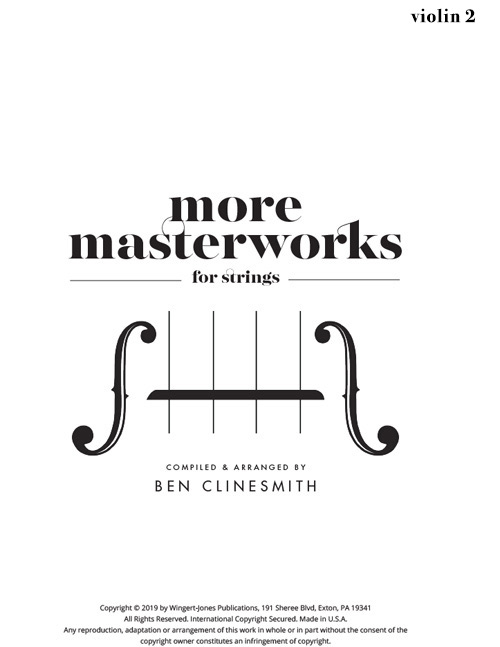 More Masterworks for Strings - Violin 2