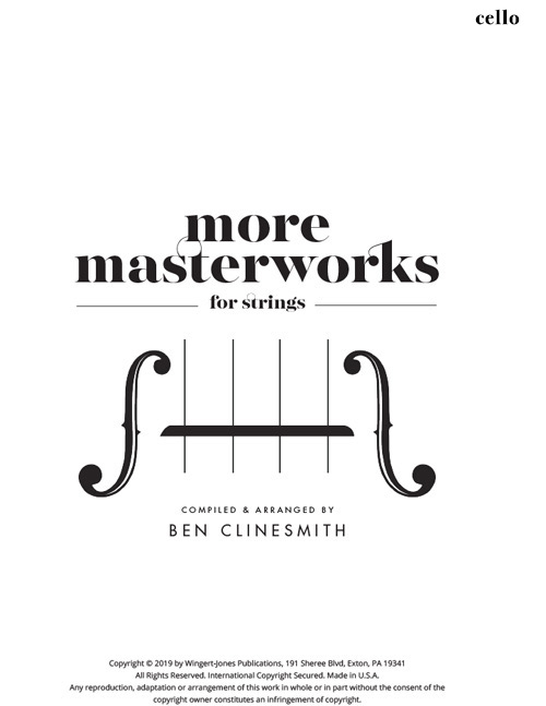 More Masterworks for Strings - Cello
