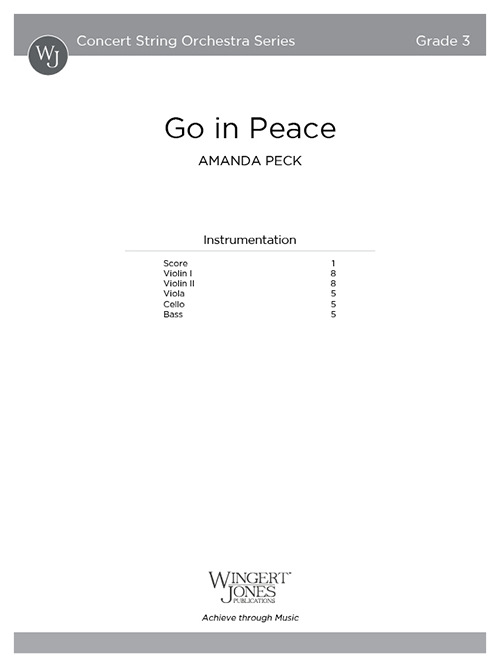 Go in Peace - Full Score