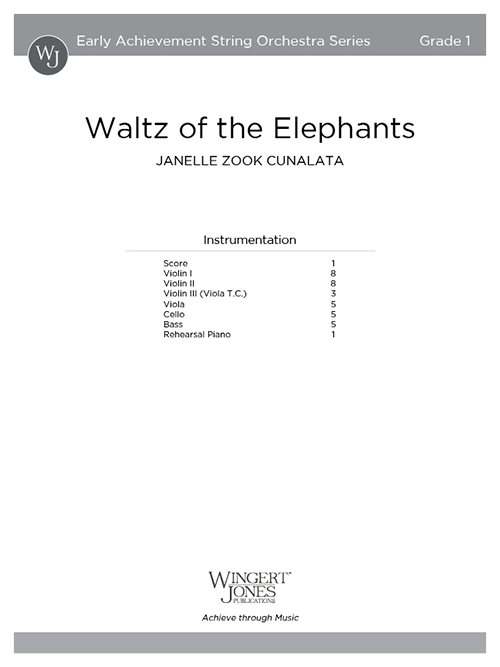 Waltz of the Elephants - Full Score