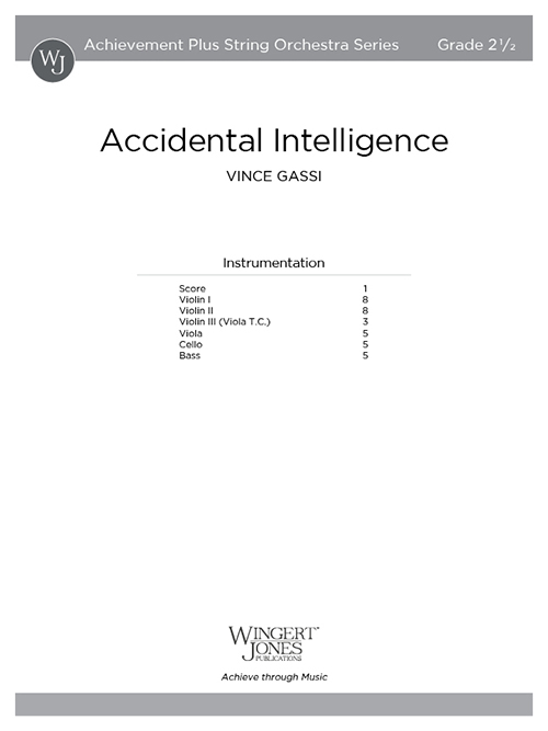 Accidental Intelligence - Full Score