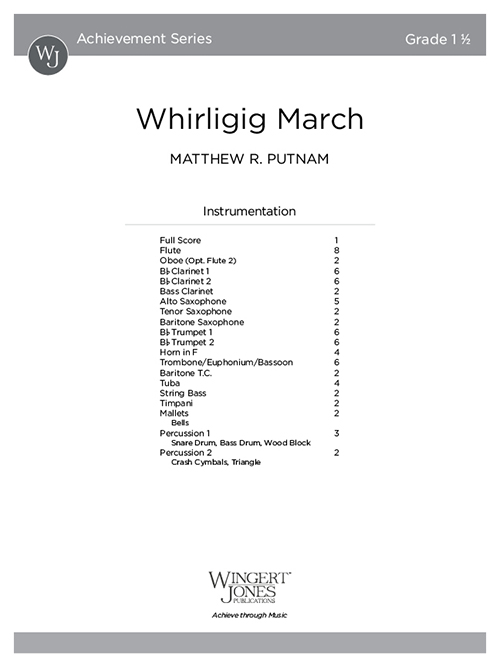 Whirligig March - Full Score
