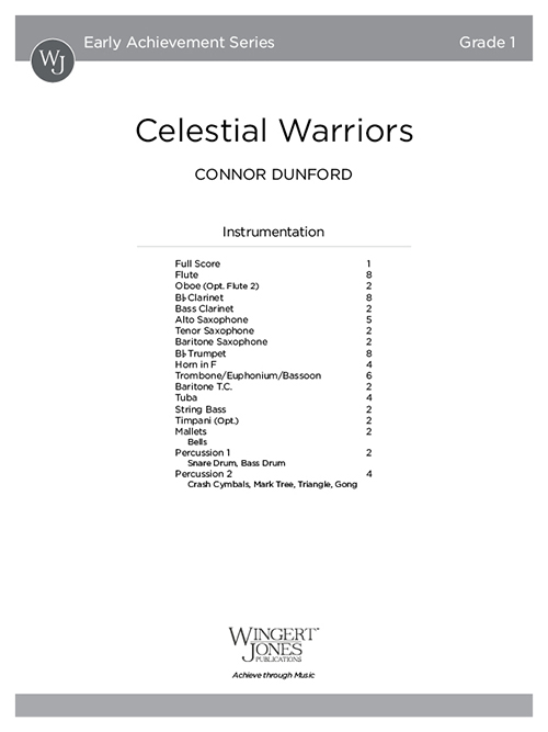 Celestial Warriors - Full Score