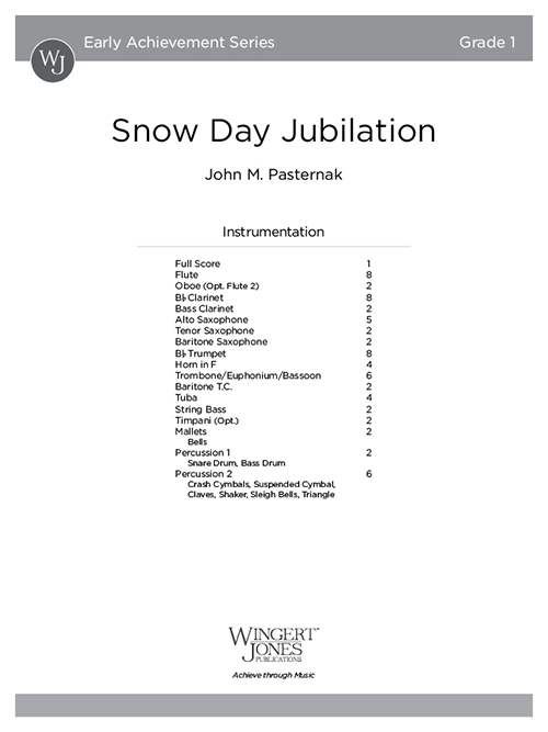 Snow Day Jubilation - Full Score