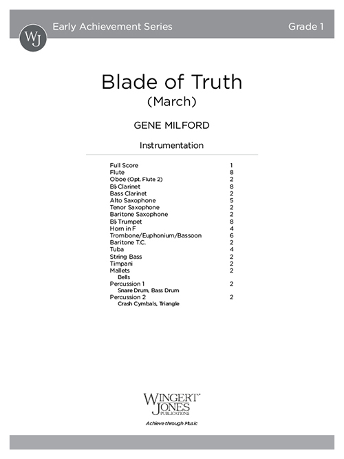 Blade of Truth - Full Score