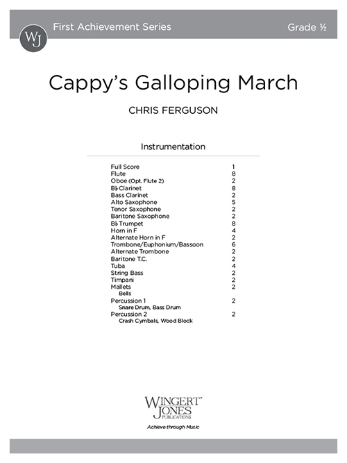 Cappy's Galloping March - Full Score