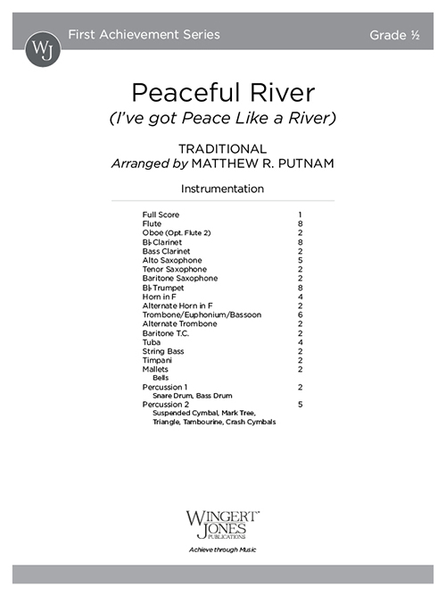 Peaceful River - Full Score