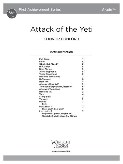 Attack of the Yeti - Full Score