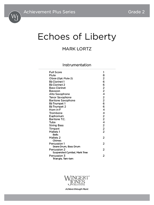 Echoes of Liberty - Full Score