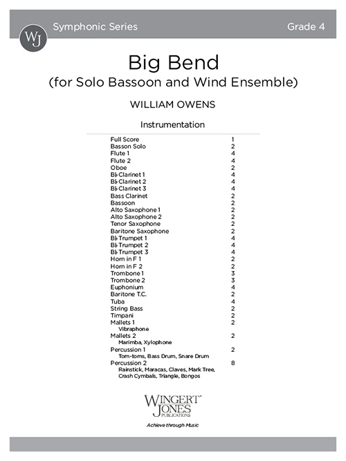 Big Bend - Full Score