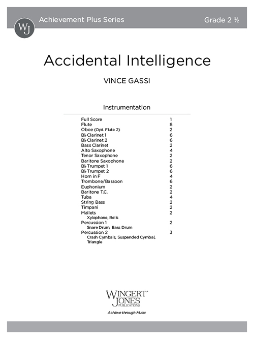 Accidental Intelligence - Full Score