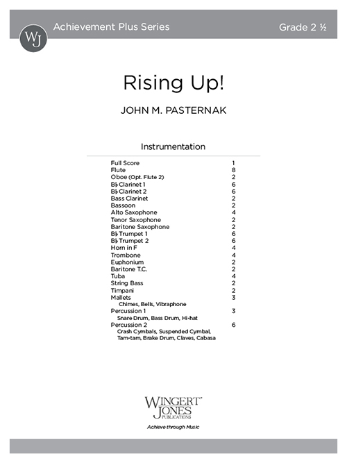 Rising Up! - Full Score