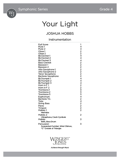 Your Light - Full Score