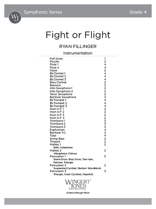 Fight or Flight - Full Score